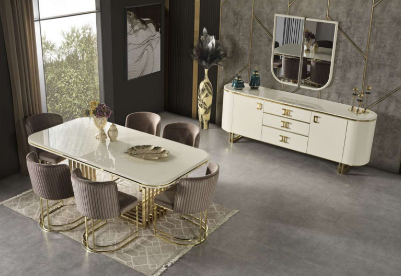 <p>TESLA KREM YEMEK ODASI</p>
